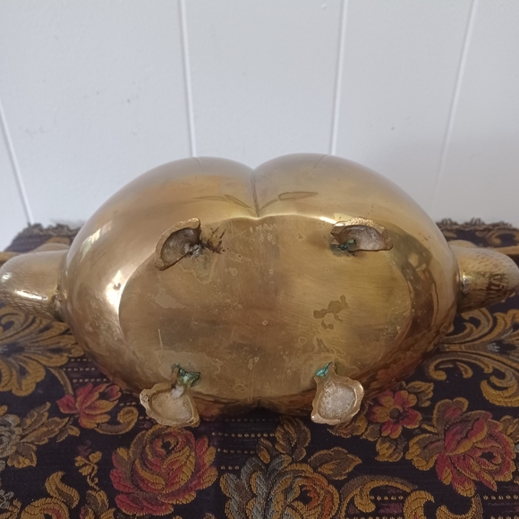 Vintage Brass Duck Bowl - Picture 5 of 7